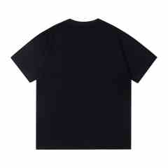 Minimalist French Text Print Crew Neck Loose Fit Casual Cotton Tee 2 colors 29356385