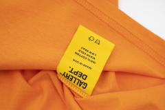 Retro orange base logo graffiti Washed Print tee