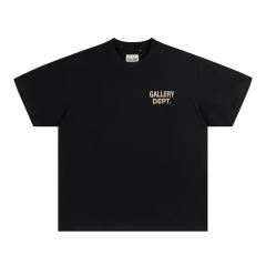Gallery Dept Classic T-shirts Brown Black Khaki