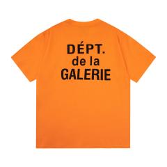 Retro orange base logo graffiti Washed Print tee