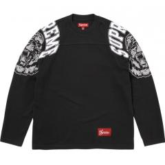 Sup FW25 Reflective L/S Top Black Big SUP Graphic Long Sleeve Shirt