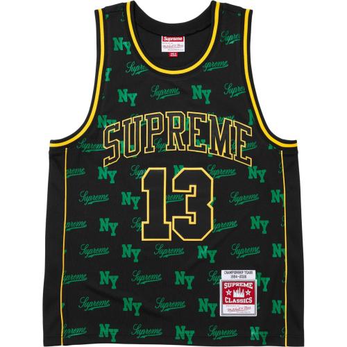Sup x Mitchell & Ness NY All‑Over‑Print Basketball Jersey