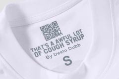 Cough Syrup Grunge Streetwear Notebook Scribble Letter Double Side Print Tee 2 colors 29302356