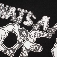 Cough Syrup Unique Aesthetic Figure Constructed Letter Front Back Printed Tee 2 colors 29290006