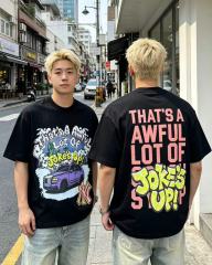 Cough Syrup Jokes Up Tour Purple Luxury SUV Car NY Graffiti Double Sided Print Tee 2 colors 29288649