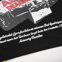 Cough Syrup Asaali In Loving Memory Letter Pablo Escobar Face Print Birth Death Year Gun Handcuff Oversized Tee 29288692