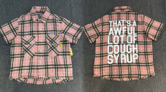 That's A Awful Lot of Cough Syrup American-style Short-Sleeve Work Shirt