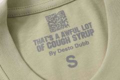 Cough Syrup Comic Cupid Heart Element Front Back Drip Text Slogan Printed Tee 29290026