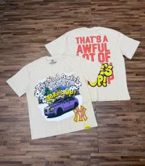 Cough Syrup Jokes Up Tour Purple Luxury SUV Car NY Graffiti Double Sided Print Tee 2 colors 29288649