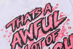 Cough Syrup Pink Splatter Graffiti Cup Front Back Double Sided Print Tee 2 colors 29290023