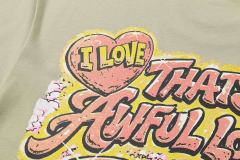Cough Syrup Comic Cupid Heart Element Front Back Drip Text Slogan Printed Tee 29290026