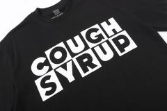 Cough Syrup Block Box Letter Front And Back Double Sided Print Tee 2 colors 29290013
