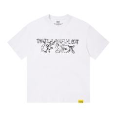 Cough Syrup Unique Aesthetic Figure Constructed Letter Front Back Printed Tee 2 colors 29290006