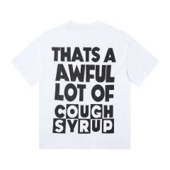 Cough Syrup Block Box Letter Front And Back Double Sided Print Tee 2 colors 29290013