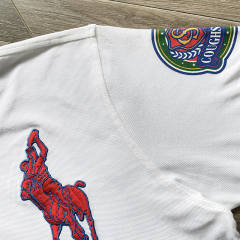 1:1 Top Quality That's A Awful Lot of Cough Syrup Letter Embroidered Cotton Polo Short Sleeve