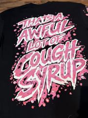 Cough Syrup Pink Splatter Graffiti Cup Front Back Double Sided Print Tee 2 colors 29290023