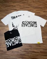 Cough Syrup Block Box Letter Front And Back Double Sided Print Tee 2 colors 29290013