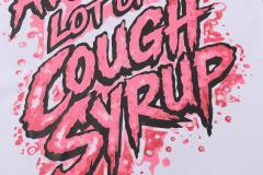 Cough Syrup Pink Splatter Graffiti Cup Front Back Double Sided Print Tee 2 colors 29290023