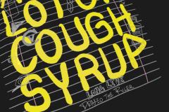 Cough Syrup Grunge Streetwear Notebook Scribble Letter Double Side Print Tee 2 colors 29302356
