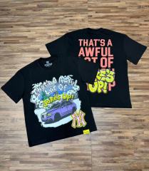 Cough Syrup Jokes Up Tour Purple Luxury SUV Car NY Graffiti Double Sided Print Tee 2 colors 29288649