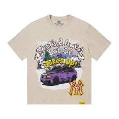 Cough Syrup Jokes Up Tour Purple Luxury SUV Car NY Graffiti Double Sided Print Tee 2 colors 29288649
