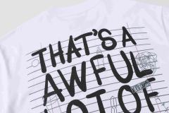 Cough Syrup Grunge Streetwear Notebook Scribble Letter Double Side Print Tee 2 colors 29302356