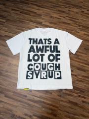 Cough Syrup Block Box Letter Front And Back Double Sided Print Tee 2 colors 29290013