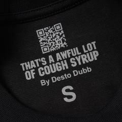Cough Syrup Asaali In Loving Memory Letter Pablo Escobar Face Print Birth Death Year Gun Handcuff Oversized Tee 29288692