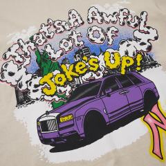 Cough Syrup Jokes Up Tour Purple Luxury SUV Car NY Graffiti Double Sided Print Tee 2 colors 29288649