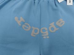 Light Sky Blue Tonal Grey Reversed Arch Sweat Shorts
