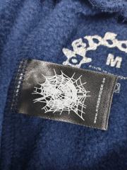 Navy Light Pink Foam Star Raw Hem Sweat Shorts