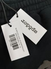 Black Tonal Grey Reversed Arch Sp5der Sweat Shorts