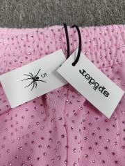Pink All Over VVS Rhinestone Shorts