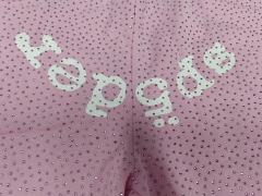 Pink All Over VVS Rhinestone Shorts