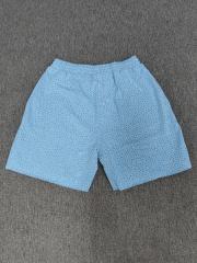 Blue All Over Mini Rhinestone Shorts