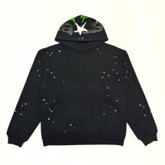 1:1 Quality Green Spider Web Printed Hoodie & Pants Set