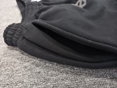 Black Tonal Grey Reversed Arch Sp5der Sweat Shorts