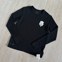 1:1 Quality CH Dagger Floral Waffle Knit Long Sleeve Tee