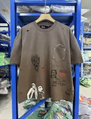 Paly Hollywood Washed Cartoon Graphic Tee