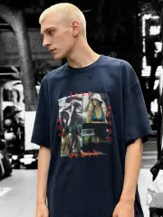 Paly Hollywood Vintage Portrait Distressed Tee
