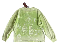 Paly Hollywood Rolling Stones Embroidered Long Sleeve Tee