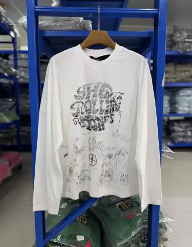Paly Hollywood Rolling Stones Embroidered Long Sleeve Tee
