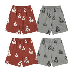 ASAALI All‑Over Bomb Graphic Print Sweat Shorts