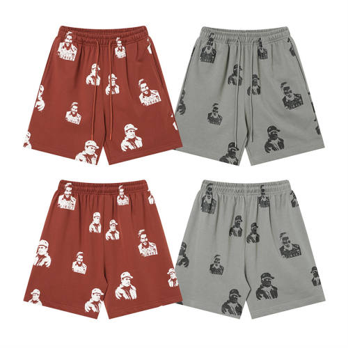 ASAALI All‑Over Bomb Graphic Print Sweat Shorts