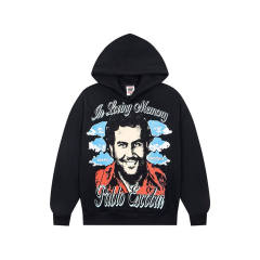 Asaali Pablo Escobar In Loving Memory Graphic Hoodie