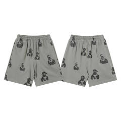 ASAALI All‑Over Bomb Graphic Print Sweat Shorts