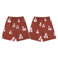 ASAALI All‑Over Bomb Graphic Print Sweat Shorts
