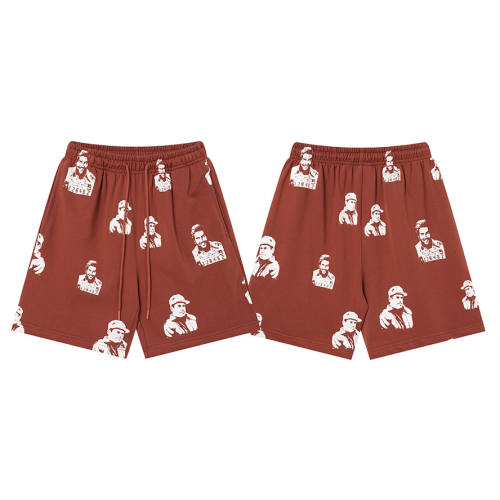 ASAALI All‑Over Bomb Graphic Print Sweat Shorts