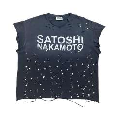 Satoshi White Spot Holes Tank Top