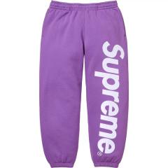 SUPREM* SATIN APPLIQUÉ APPLIQUE HOODED SWEATSHIRT HOODIE